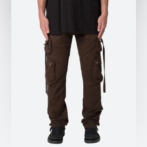 MNML Dark Brown Cargo Pants